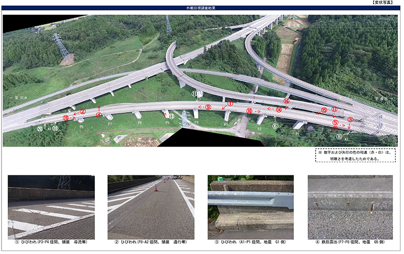 空撮画像による資料の例