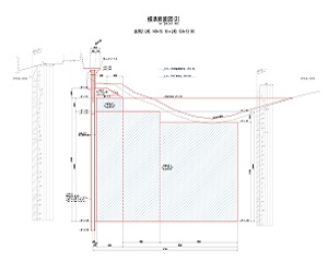 耐震護岸断面