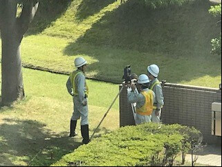 若手社員への測量現場体験を行いました