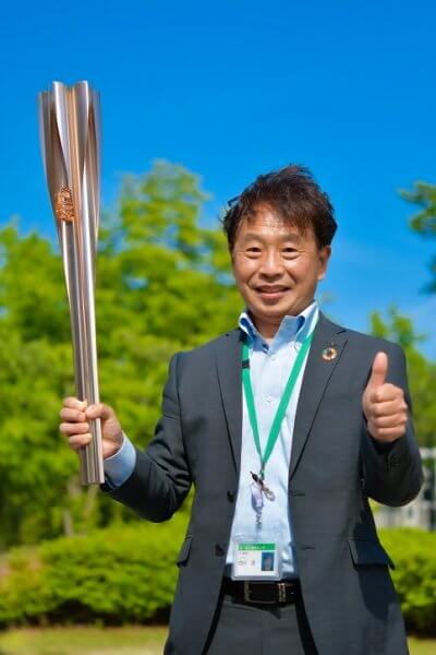 弊社取締役　西川透が、東京五輪聖火リレーイベントに参加しました